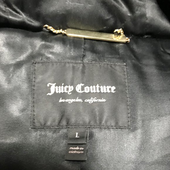Juicy Couture down puffer with wool and lambskin detail - Picture 5 of 16